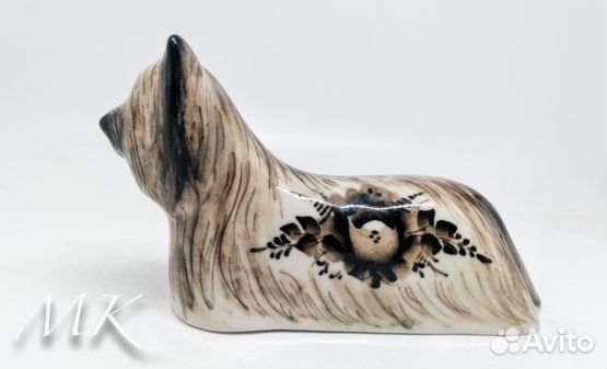 Скайтерьер статуэтка из фарфора