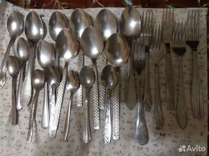 Ложки вилки СССР нержавейка