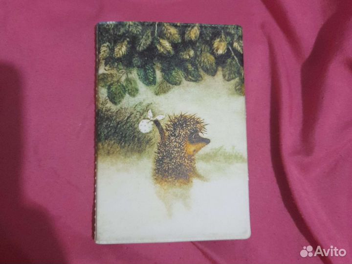 Обложка для документов.ежик в тумане.митя веселков