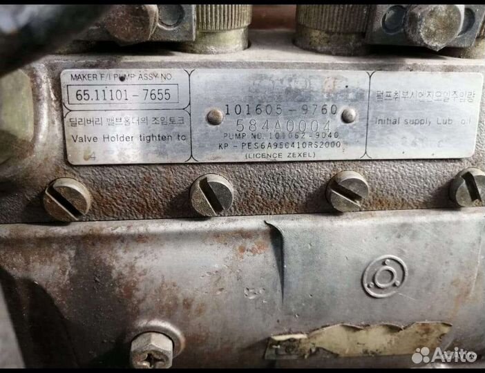 Двигатель на экскаватор daewoo DH-130