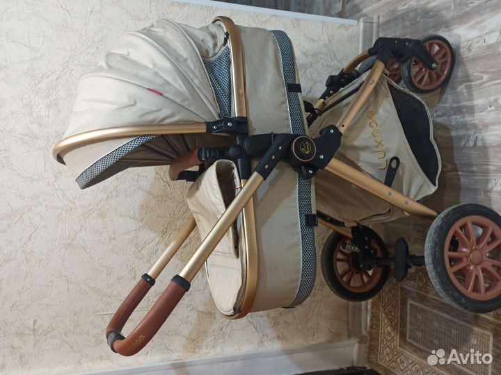 Коляска трансформер 2 в 1 Luxmom v9