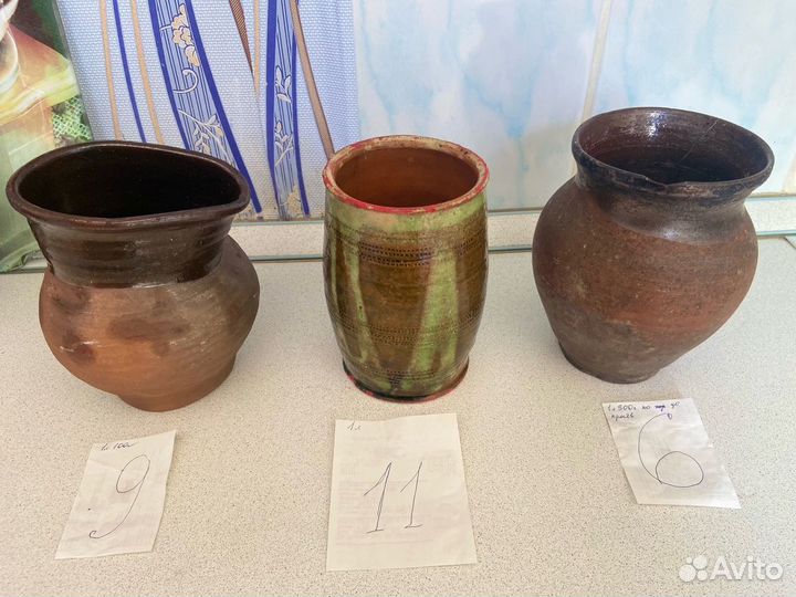 Старинные крынки,горшочки