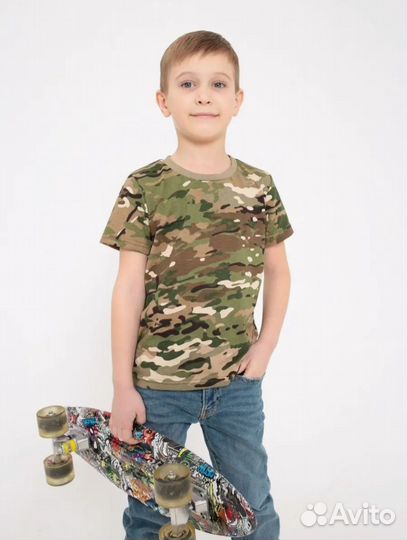 Футболка камуфляжная детская