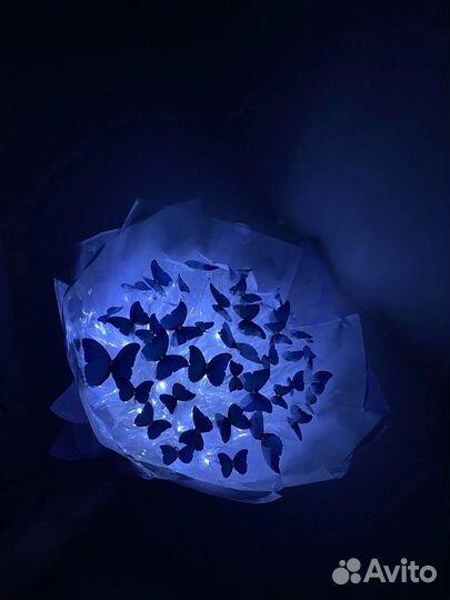 Готовый букет из бабочек