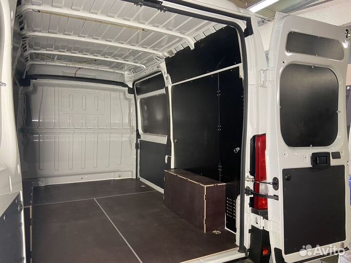 Обшивка кузова фанерой Пежо Боксер L2H2