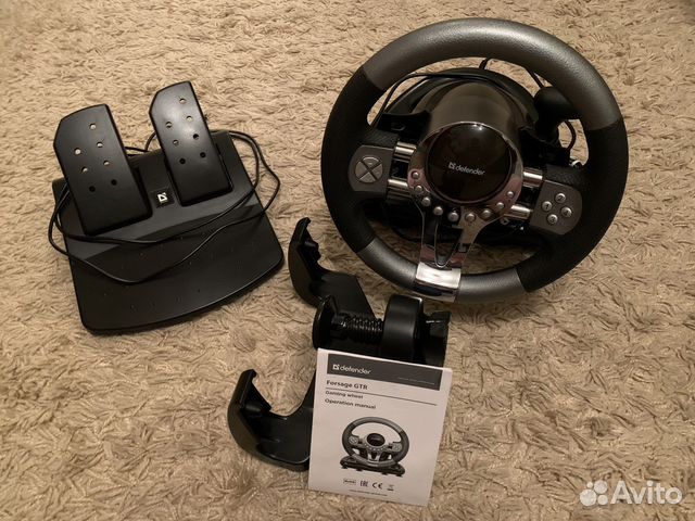 Игровой руль Defender Forsage GTR купить в Москве | Электроника | Авито