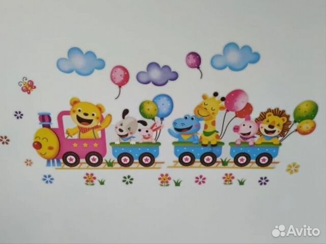 Детская декоративная наклейка