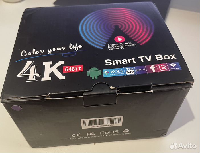 SMART TV Box Android 4K 64Bit