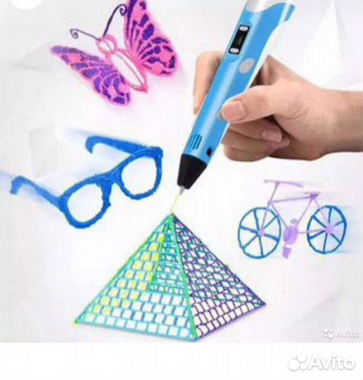 3д ручка и пластик к ней. Новые