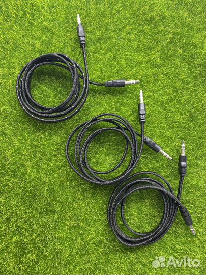 Кабель AUX тканевый 1m