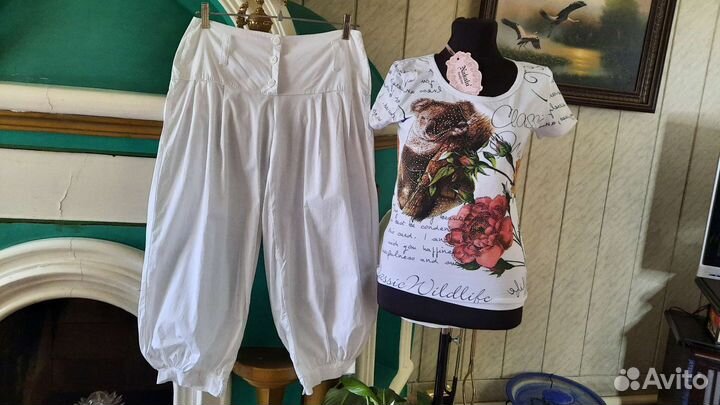 Брюки-бриджи Italia Lux Новое состояние р44-46