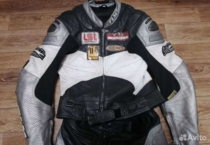 Мотокомбинезон кожаный FLM