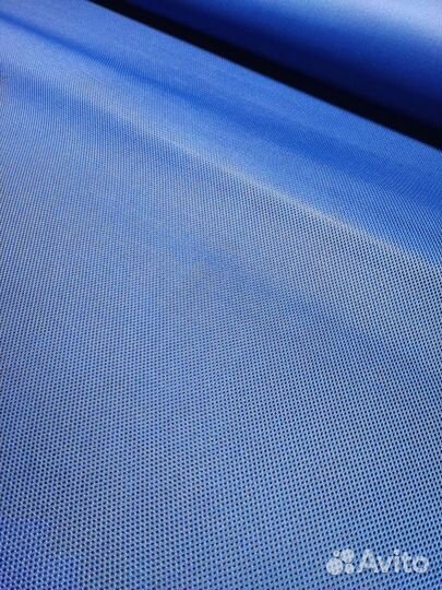 Ткань 3D сетка синяя bush (буш)