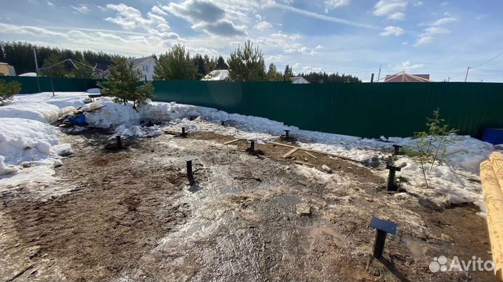 Фундамент на винтовых сваях Винтовые сваи под ключ