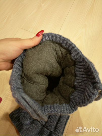 Комплект шапка и снуд для мальчика