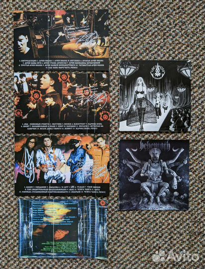 Постеры Король и шут и другие, буклеты, открытки