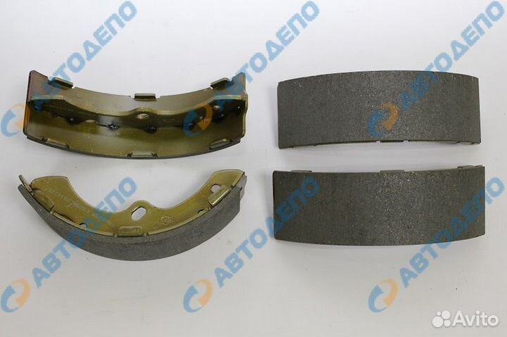Тормозные колодки барабанные isuzu, mitsubishi, ni