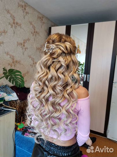 Свадебные, вечерние укладки, причёски, локоны