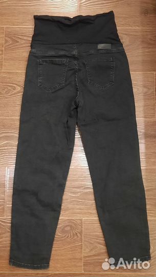 Джинсы для беременных черные 44