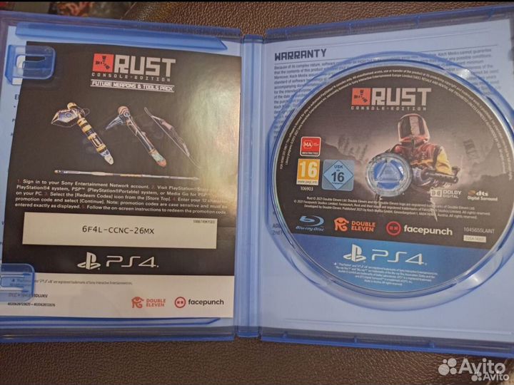 Rust Игра для приставки ps4