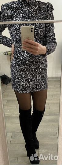 Платье мини Zara xs