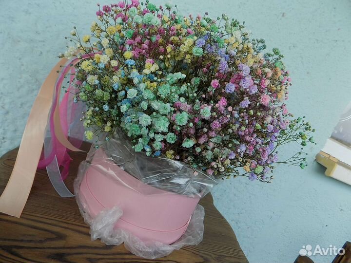 Гипсофила. Букеты. Коробки