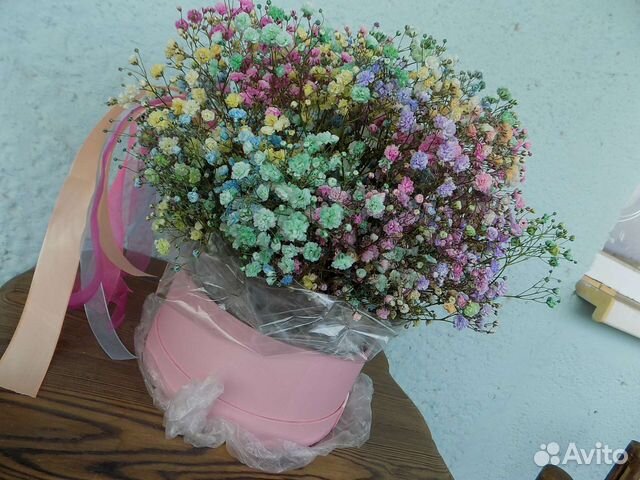 Гипсофила. Букеты. Коробки