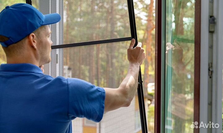 Москитные сетки установка изготовление ремонт