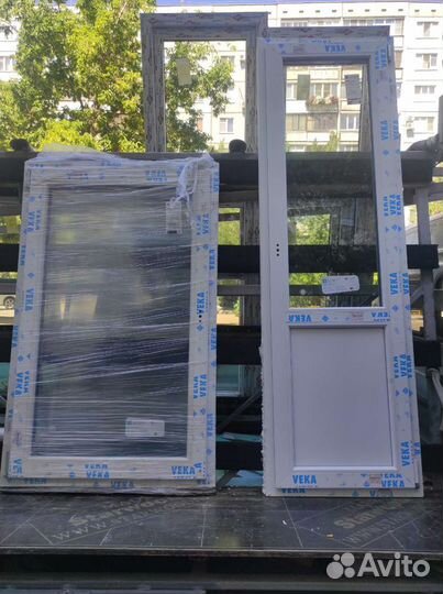 Пластиковые окна и двери новые и б/у ап 22.06.2023