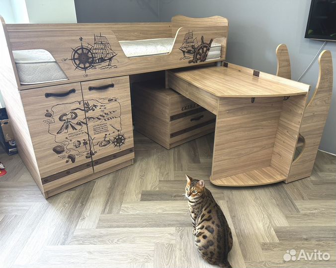 Кровать трансформер стол шкаф