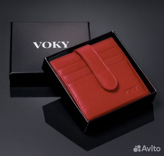 Кошелек картхолдер натуральная кожа