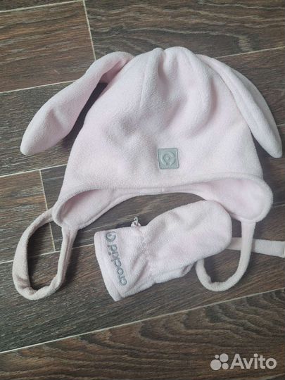 Шапка и рукавички для девочки