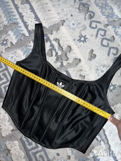 Корсет топ Adidas черный как новый