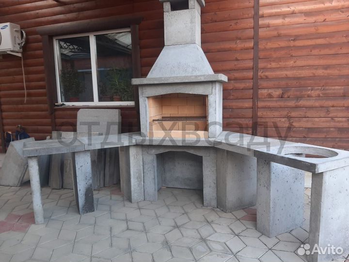 Барбекю Угловая (под отделку)