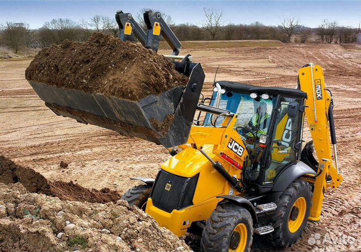 Услуги экскаватора погрузчика JCB-4cx
