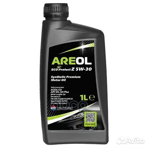 Areol ECO Protect Z 5W30 (1L) масло моторное