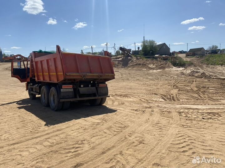 Песок. щебень. доставка. Экскаватор погрузчик