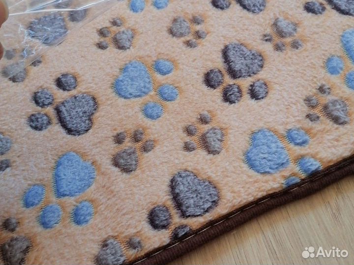 Коврик для ванной 2в1 новый лапки