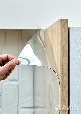 Силиконовая скатерть гибкое стекло 1 метр * 1 метр