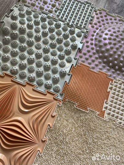 Модульный ортопедический массажный коврик ортодон