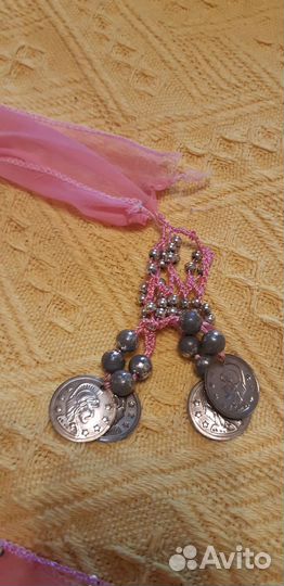 Пояс с монетками для восточных танцев