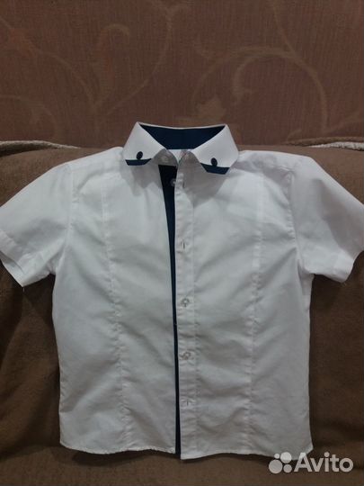 Рубашка белая для мальчика
