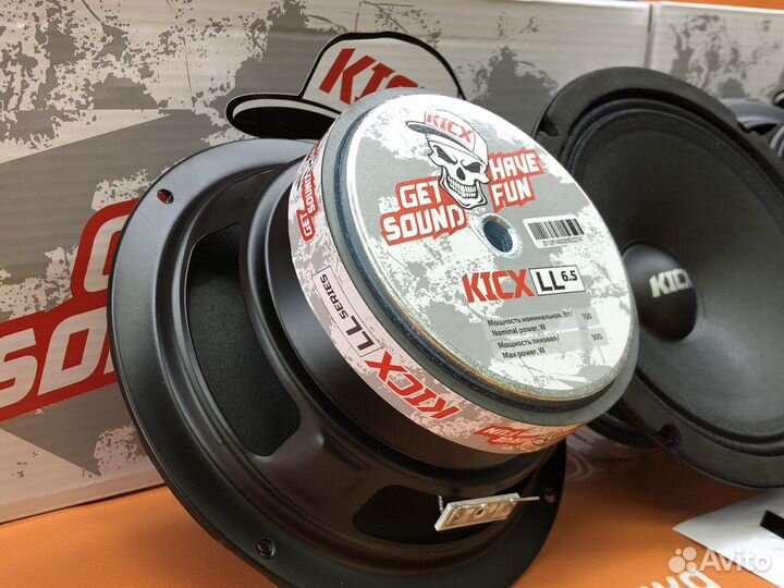 Комплект громкого фронта kicx LL 16+рупора