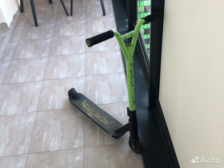 Детский велосипед + коляска + трюковой самокат