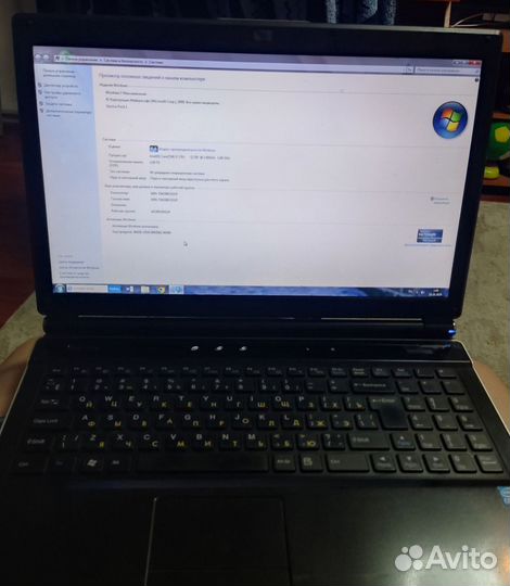 Ноутбук intel(R) Core(TM) i7 CPU Q 720 1.60GHz