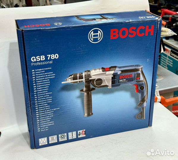 Дрель bosch GSB 780 0.601.17B.101