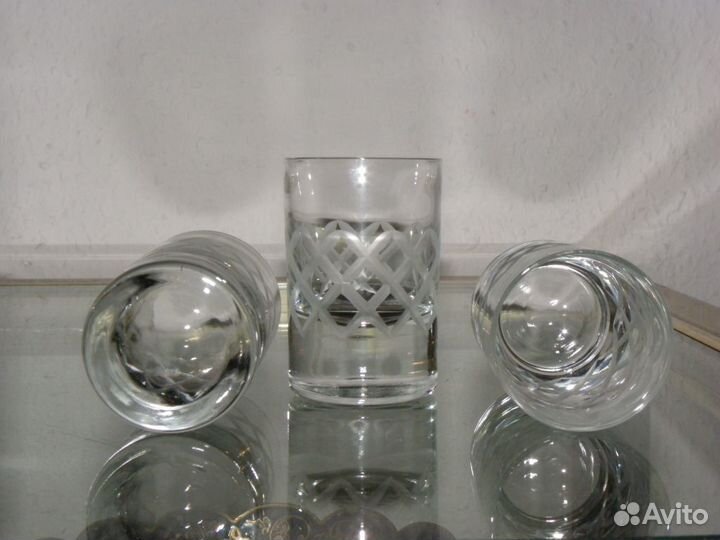 Комплект немецких хрустальн рюмок На 10 персон