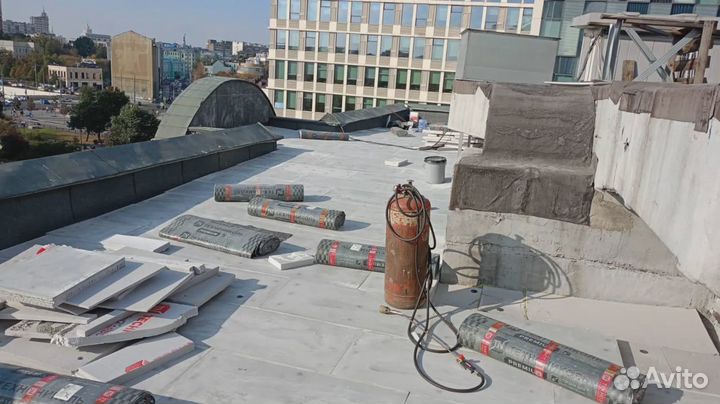 Наплавляемая кровля Кровельные работы