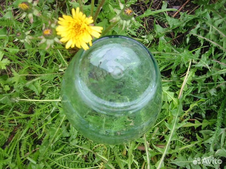 Крынка стеклянная