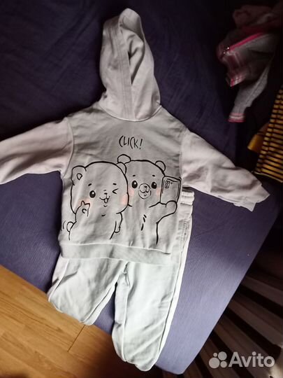 Большой пакет одежды для девочки